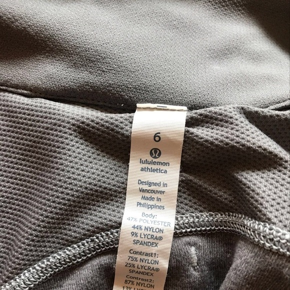 Lululemon Pace Pusher 1/2 Zip Heathered Slate Pullover Size 6 - Picture 4 of 10